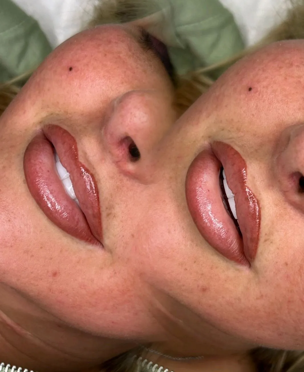 Longevity and Maintenance, lip tattoo depends