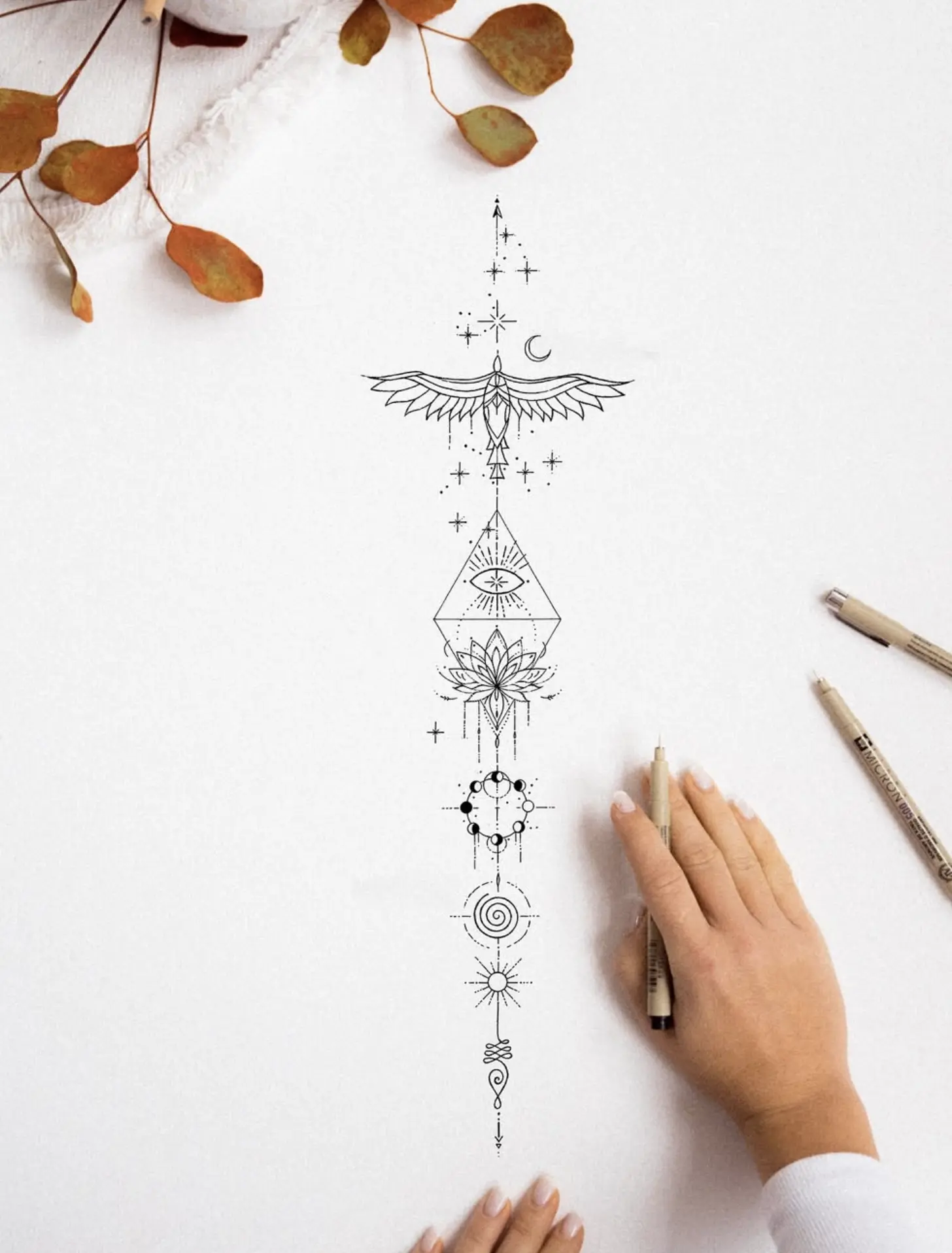 fine line tattoos