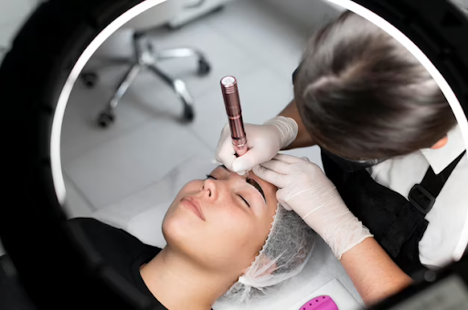 can you microblade over permanent makeup